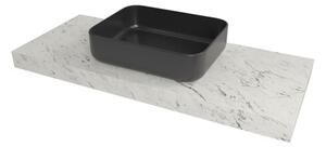 Naturel Dolce Mosdópult 83,5x8x50 cm Carrara márvány matt fehér DO8050MCB