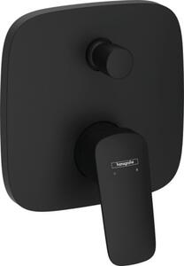 Zuhany és fürdő csaptelep Hansgrohe Logis vakolat alatti rész nélkül matt fekete 71405670