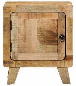 VidaXL éjjeliszekrény 2 db 40x32x46 cm tömör nyers mangófa