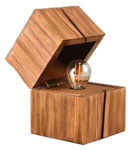 Barna asztali lámpa (magasság 16 cm) Treasure – Trio