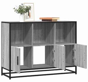 VidaXL szürke sonoma színű szerelt fa tálalószekrény 100x35x76 cm