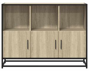 VidaXL komód Sonoma tölgy 100x35x76 cm Gépelt fa