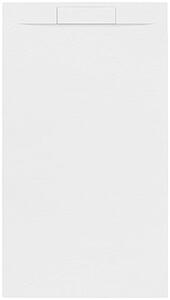 Zuhanytálca négyszögletes SAT Fusion 140x80 cm öntött márvány blanco SATFU14080BL