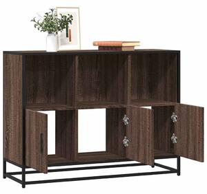 VidaXL barna tölgyszínű szerelt fa tálalószekrény 100x35x76 cm