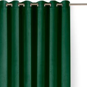 Zöld bársony dimout (részleges sötétítő) függöny 140x300 cm Velto – Filumi