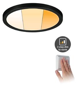 Paulmann Areo panel dimtowarm kerek fekete Ø17.5cm