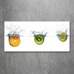 Akril üveg kép Gyümölcsök víz alatt