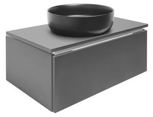 Fürdőszobaszekrény SAT Feel 80x30x46 cm mat SATFEEL80ANTD