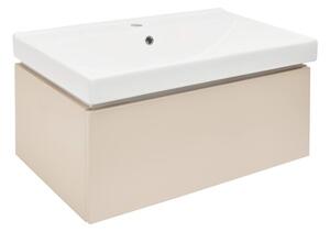 Fürdőszobaszekrény SAT Feel 80x30x46 cm mat SATFEEL80BEU1