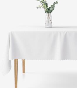 Goldea ünnepi szögletes teflon terítő - fehér alapon fényes négyzetek 140 x 220 cm