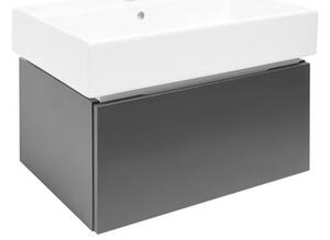 Fürdőszobaszekrény SAT Feel 60x30x46 cm mat SATFEEL60ANTU2