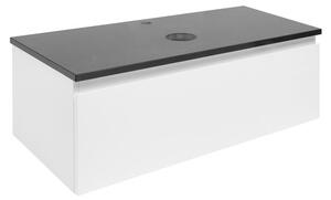 SAT B-WAY 99x30x45 cm fehér fényes BWAY100WZ fürdőszoba szekrény fedővel SAT B-WAY 99x30x45 cm fehér fényes BWAY100WZ