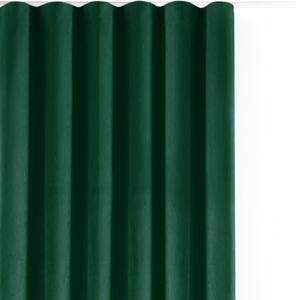 Zöld bársony dimout (semi-opac) függöny 140x175 cm Velto – Filumi