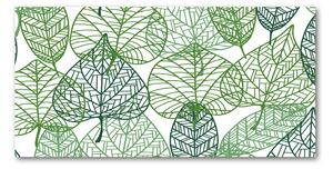 Akrilkép Zöld levelek mintázata
