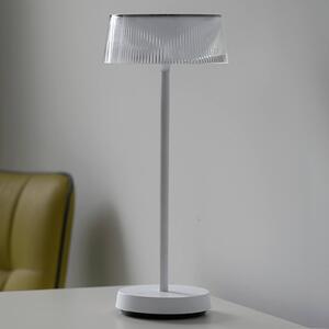 LED akkus asztali világítás Dora, dimm, IP44 fehér