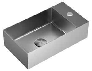 Mosogató SAT Aurum kiöntővel 40x22 cm rozsdamentes acél SATAUR4022BS