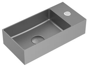 Mosogató SAT Aurum kiöntővel 36x18 cm gun metal SATAUR3618BGM