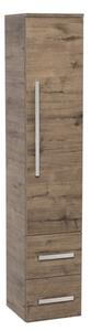Fürdőszobaszekrény magas SAT Cube Way 32,5x162,5x33 cm tölgyfa wellington CUBE3CHV35DW
