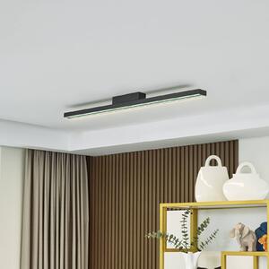 Lucande Smart LED mennyezeti lámpa Leicy fekete 5.8 cm RGB CCT