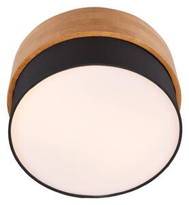 Seasons mennyezeti lámpa, fa/fekete Ø 30 cm