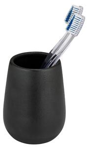 Fekete kerámia fogkefetartó pohár Nerno – Wenko