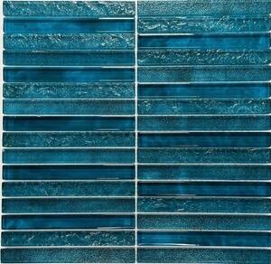 Üvegmozaik Premium Mosaic ocean blue 30x30 cm fényes MOSPTK1