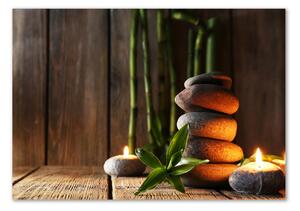 Akrilkép Stones zen bambusz