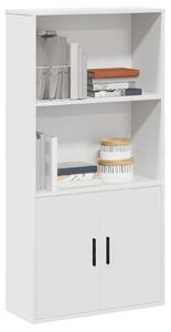 VidaXL fehér szerelt fa könyvespolc 60x24x120 cm