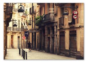 Üvegkép falra Streets of barcelona