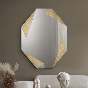 Modern fali tükör, LAVERNA, arany, 120x92 cm