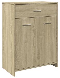 VidaXL sonoma tölgy színű szerelt fa fürdőszobaszekrény 60x33x80 cm