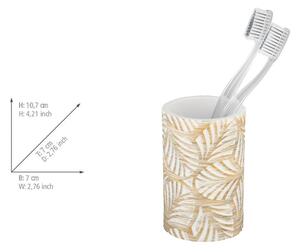 Bézs poligyanta fogkefetartó pohár Terralba – Wenko