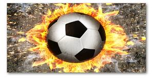 Akrilüveg fotó Égő fűrész football