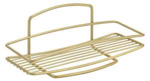 Aranyszínű acél fürdőszobai polc Onda – Metaltex