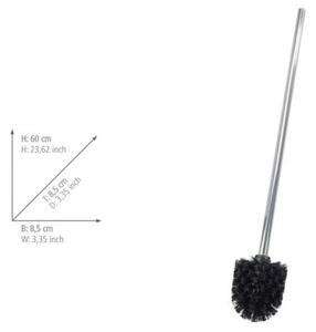 Matt ezüstszínű rozsdamentes acél tartalék WC-kefe Ø 8,5 cm – Wenko
