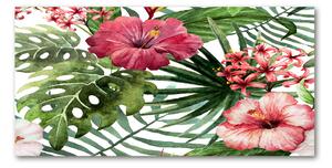 Akril üveg kép Trópusi virágok