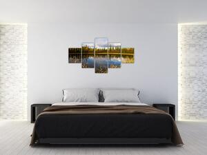 Kép a falon - erdei tó (125x70cm)