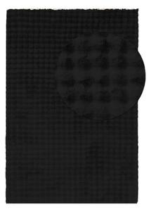 Fekete mosható szőnyeg 80x150 cm Bubble Black – Mila Home