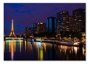 Üvegkép falra Párizs éjjel