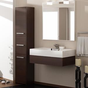 Milanga S43 fürdőszoba szekrény, wenge
