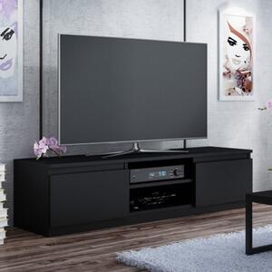 Baltrum RTV120 TV állvány, 120x36x40 cm, fekete