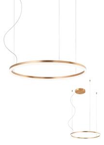 DALI rendszerű LED függőlámpa, ORBIT, bronz, ?60cm