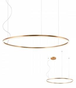 ORBIT LED függeszték, bronz, 100 cm, szabályozható fényerő