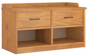 VidaXL SANDNES tömör fenyőfa előszobapad 87x40x50 cm