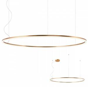 ORBIT LED függőlámpa, ?150cm, bronz színű, dimmelhető