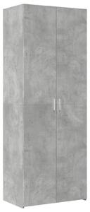 VidaXL betonszürke szerelt fa magasszekrény 70 x 42,5 x 185 cm