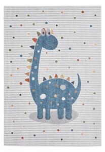 Kék-világosszürke gyerek szőnyeg 80x150 cm Vida Kids Dinosaur – Think Rugs