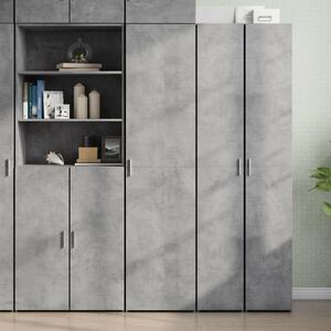 VidaXL betonszürke szerelt fa magasszekrény 45 x 42,5 x 185 cm
