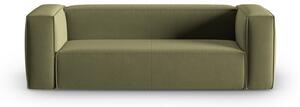 Zöld bársony kanapé 200 cm Mackay – Cosmopolitan Design