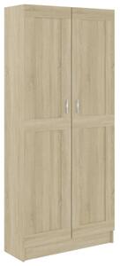 VidaXL sonoma tölgy színű szerelt fa könyvszekrény 82,5x30,5x185,5 cm